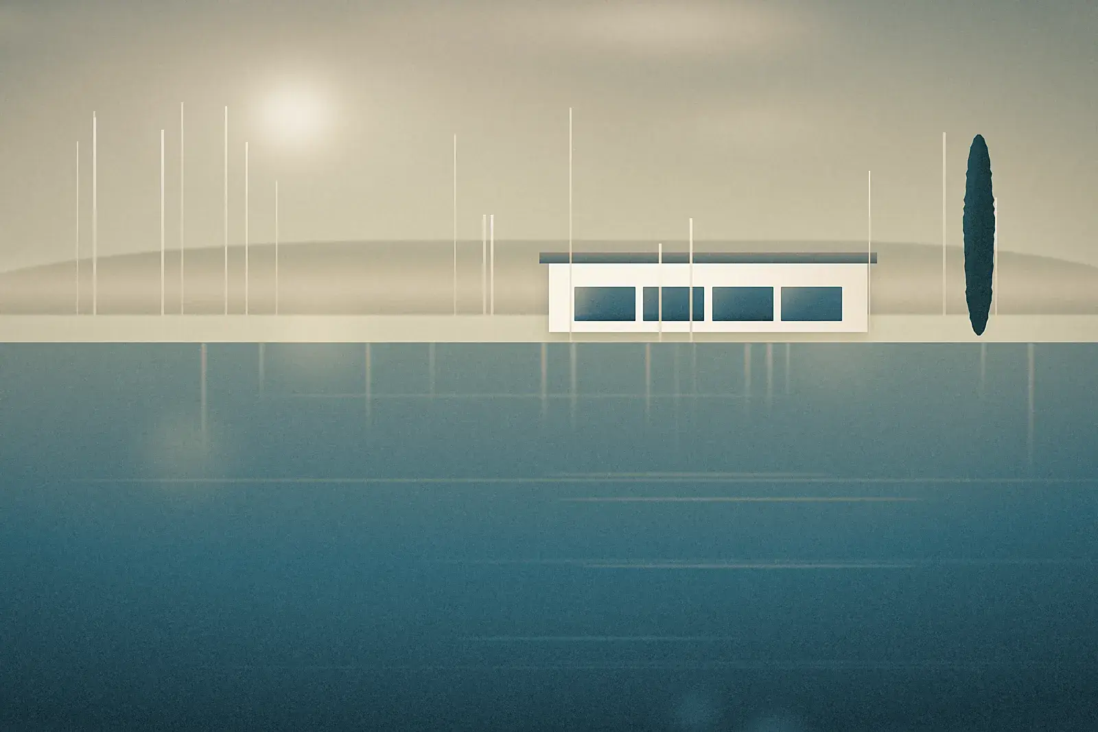 Two bedrooms above the marina